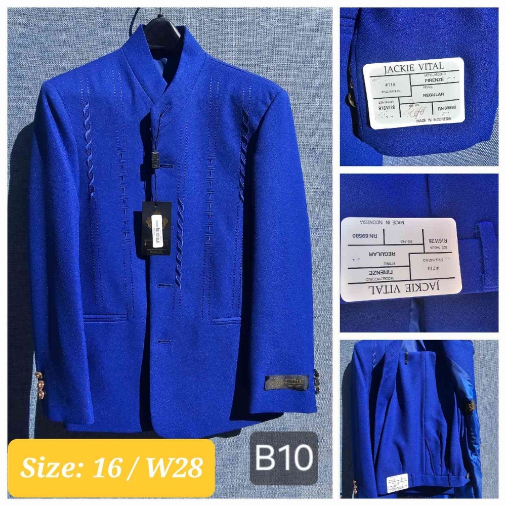 2 Piece Boys Suit | Brand:  J. Vital | Color:  -Blue | RRR Apparel